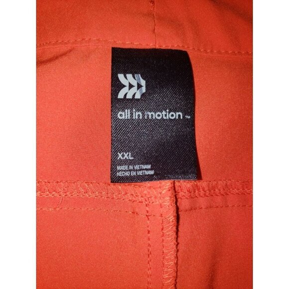 Nwt All In Motion Mens Hybrid Shorts Size XXL Orange - Picture 3 of 4